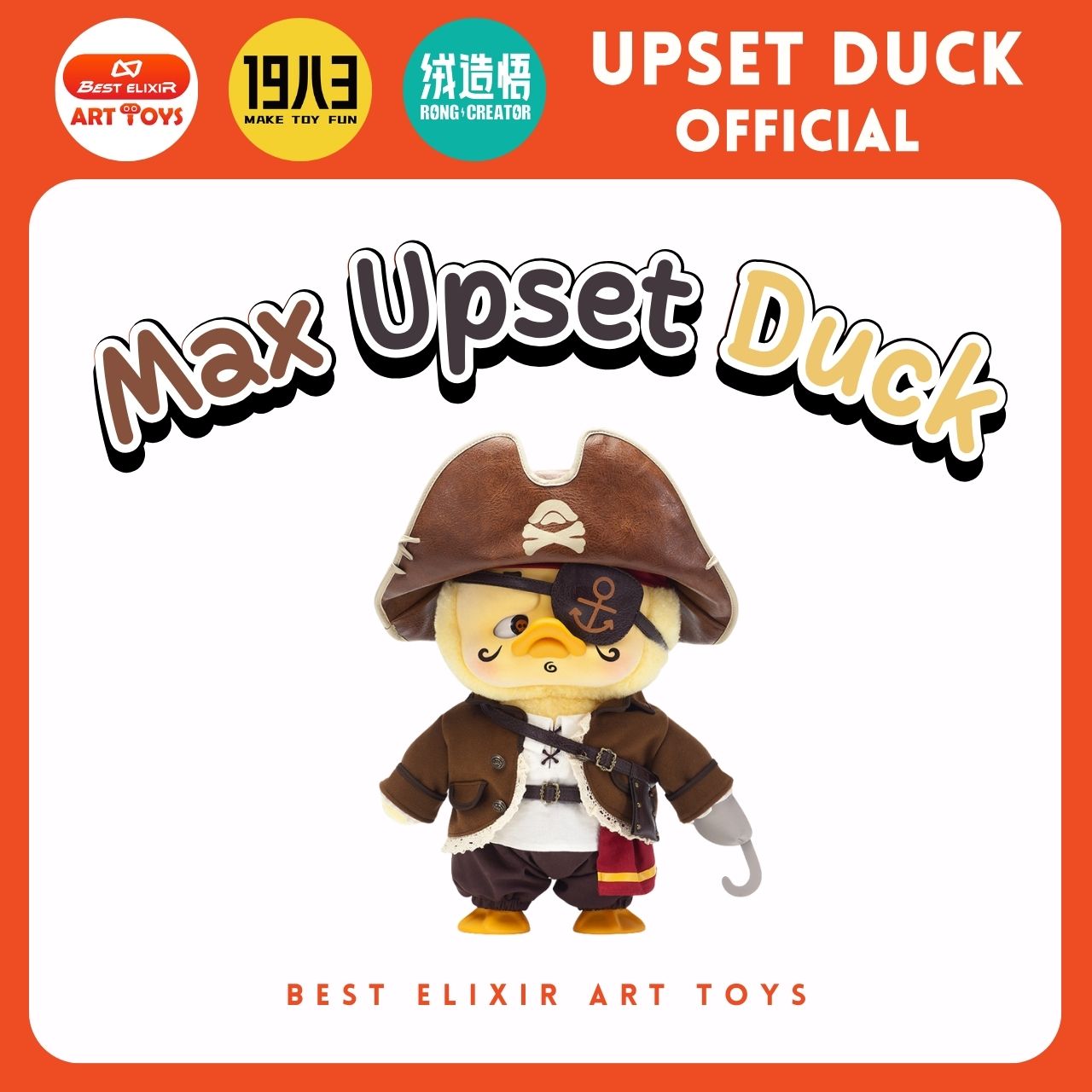 MAX UPSET DUCK โจรสลัด Brave is Theking Duck Upset Duck 400% เป็ดหน้าบึ้ง 400%