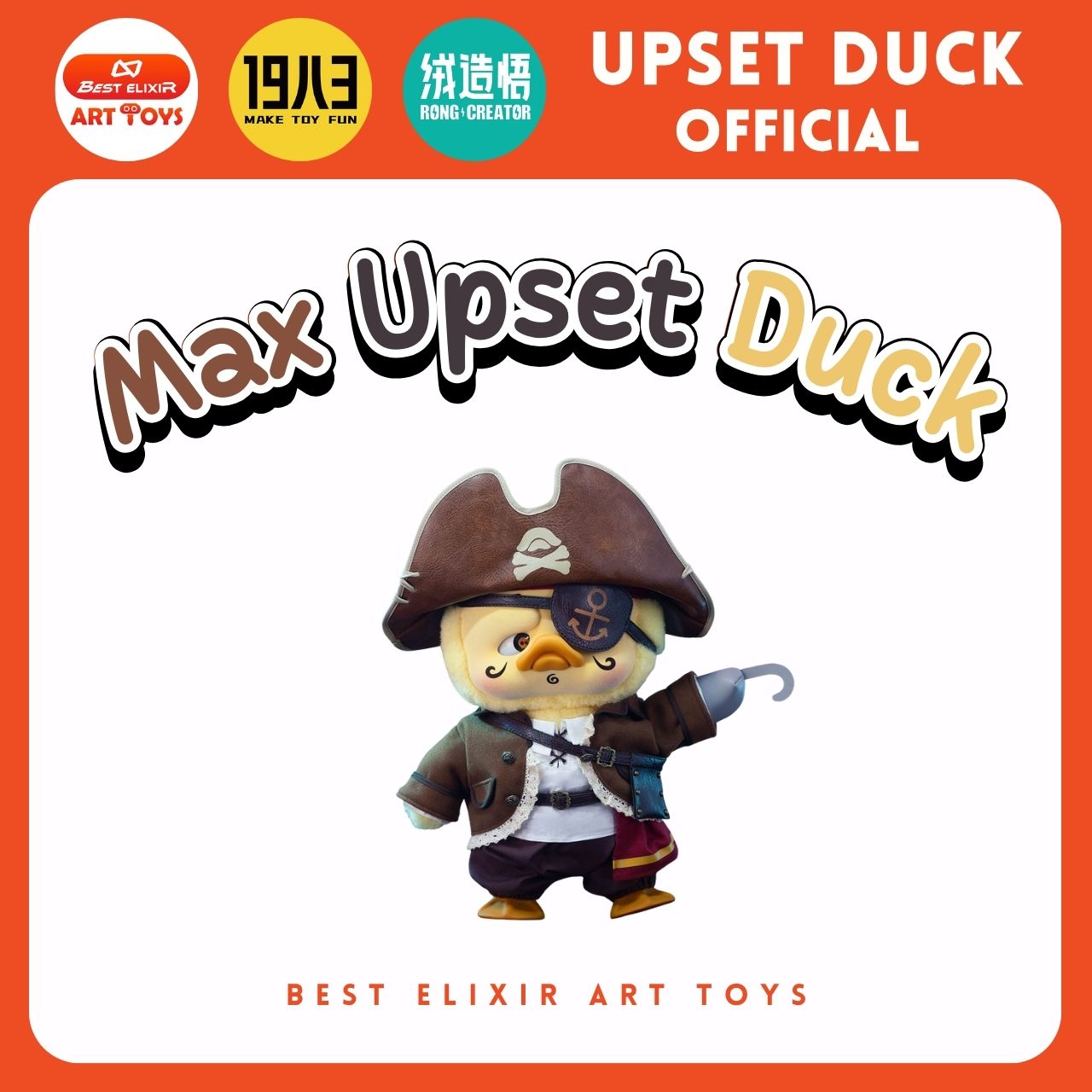MAX UPSET DUCK โจรสลัด Brave is Theking Duck Upset Duck 400% เป็ดหน้าบึ้ง 400%