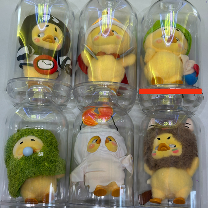 กล่องใส่เป็ด แคปซูลใส่ เป็ดหน้าบึ้ง ของแท้ ส่งจากไทย toy แคปซูลช่วยให้เป็ดยืนได้ ที่ล๊อคคอเป็ด เคสใส่เป็ด upsetduck